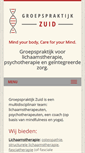 Mobile Screenshot of groepspraktijkzuid.be